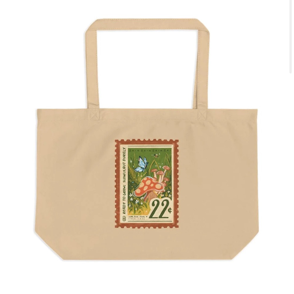 “Ready to grow” tote bag from Linh Truong